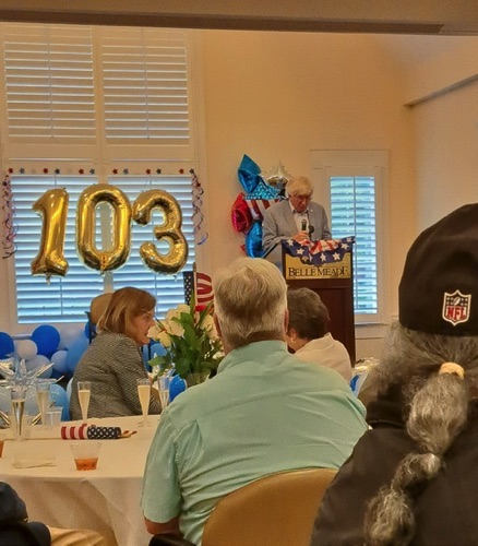 WW II POW Veteran's 103 Birthday